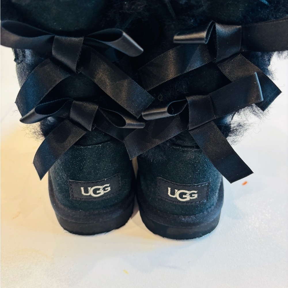 UGG Kids Boots with Black Bows size 2